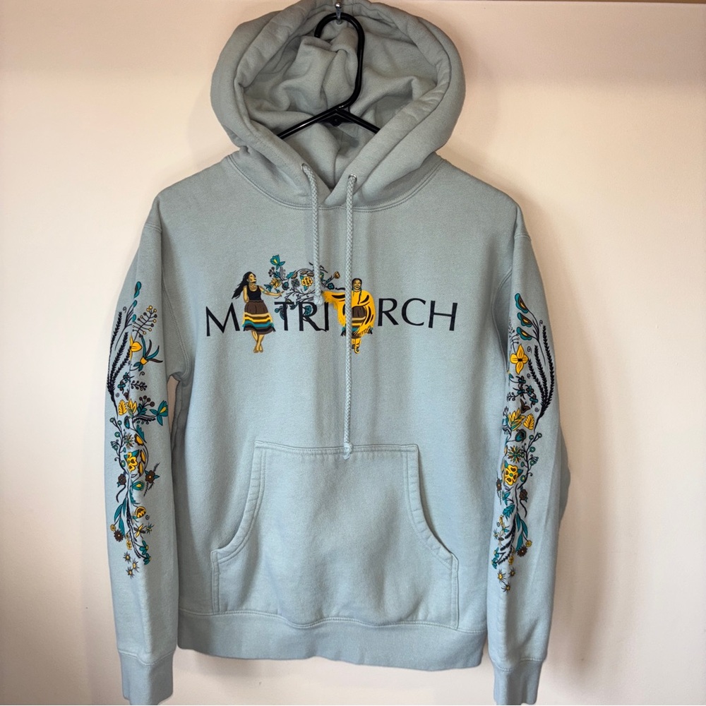 Women’s ‘Matriarch’ Seafoam Green Hoodie by Okema Clothing